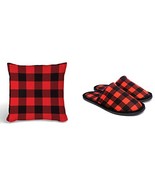 Valentine&#39;s Day Pack for Him Lumberjack Slippers and Pillow Case Pack Ho... - £13.09 GBP