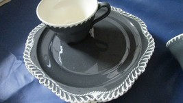 Harkerware Liverpool Oh Green Celado Snack Trays Cups Teapot Creamer Sugar PICK1 - £20.23 GBP+
