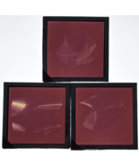 3 Diff 1950s Geometric Lines Glass Plate Photo Slide Magic Lantern - £14.64 GBP