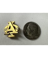 VTG Peggy Peck A0E Sorority College lapel school vintage pin 2/2/91 - €81,08 EUR