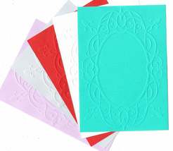 Embossed Paper. A6. Frame. Choice of Colour - €0,30 EUR+