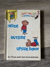 Vintage &quot;Inside Outside Upside down&quot; DR. SEUSS- Berenstain hardcover boo... - $5.89