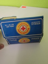 Vintage 1970 Johnson &amp; Johnson, Red Cross Sterile Cotton with box 1970s Vtg - £11.07 GBP