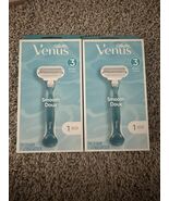 Lot Of 2 - Gillette Venus Smooth Women&#39;s 3-Blade Razor; 1 Razor 1 Cartridge - $20.06 CAD