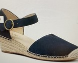 HOTTER Pacific Ankle Strap Wedge Heeled Sandals - Navy, Women&#39;s 10, New ... - $23.74