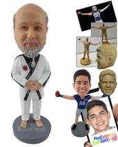 Personalized Bobblehead Karate Master In His Uniform - Sports &amp; Hobbies Yoga &amp; R - £73.18 GBP