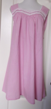 Croft and Barrow Nightgown Size 3X Pink Striped Print (650) - £16.13 GBP