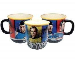 Star Trek The Original TV Series Cast Monster 52 oz Ceramic Mug NEW UNUSED - $33.85