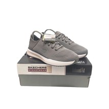 Skechers Relax Fit Crowder Freewell Grey White Men Casual Sneakers - £55.07 GBP