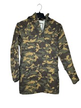 Abercrombie &amp; Fitch Women&#39;s Jacket Sherpa Hooded Water Repellent Camo Sm... - $98.99