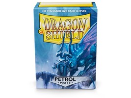 Matte Petrol 100 ct Dragon Shield Sleeves Standard Size 10% OFF 2+ - £18.32 GBP