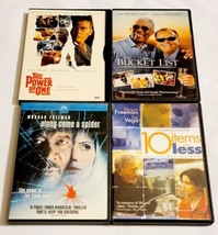 The Power Of One, 10 Items Or Less, Along Came A Spider &amp; The Bucket List DVD - £9.57 GBP