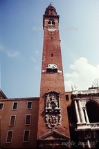 1969 Piazza Dei Signori Belfry Close Detail View Vicenza Italy Ektachrome Slide - £2.78 GBP