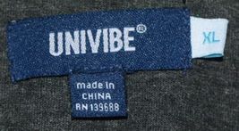Univibe UB220400 Extra Large Black Gray Color Short Sleeve T-Shirt image 3
