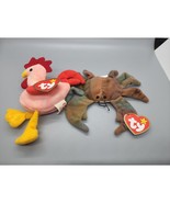 TY Mini Beanie Babies McDonald&#39;s Collectible Toys Chicken Crab Strut Claude - $6.65