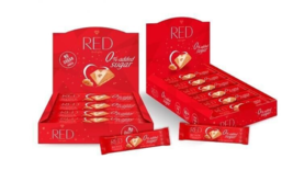 24 PACK Red Blonde Caramelized White Chocolate Bar 26g. Gluten Free Dietary - £22.57 GBP