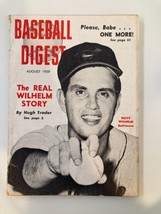 VTG Baseball Digest August 1959 The Real Hoyt Wilhelm Story No Label - £9.62 GBP