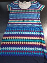 Calvin Klein Bodycon Sheath Dress Multicolor Knee Length Stretchy Spande... - €18,58 EUR