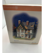 Dept 56 Halloween 2002 Spooky Farmhouse Snow Village #55315  Works READ - $77.21