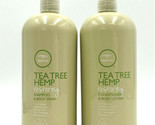 Paul Mitchell Tea Tree Hemp Restoriing Shampoo &amp; Conditioner 33.8 oz Duo - £52.52 GBP