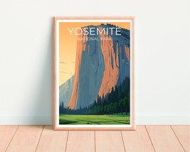 Yosemite Travel Poster, California Wall Art, El Capitan Poster, Yosemite Poster, - £14.38 GBP+