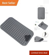 28"x16" Machine Washable Non-Slip Bathtub Mat with Comfort Massage Design - $44.50
