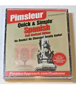 Pimsleur Quick &amp; Simple Spanish Audio Lessons 2nd Revised Edition sealed... - £20.61 GBP
