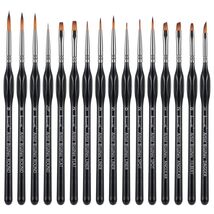 Brusarth 16pcs Mini Detail Paint Brushes Set for Acrylics Oils Watercolors - $190.65 MXN Brusarth 16pcs Mini Detail Paint Brushes Set for Acrylics Oils Watercolors - $190.65 MXN