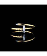 Just Un Clou ring Nail Ring, Wedding Ring, Love Nail Ring, Solid 14K/18K... - $559.00+