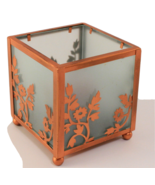 Partylite Copper Lace with Satin Glass Votive Candle Holder Complete Nev... - $11.02