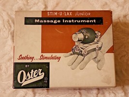 STIM-U-LAX JUNIOR - Massage Instrument by Oster - With Original Box &amp; Paperwork - £32.16 GBP