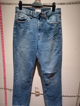 ZARA  light blue mom jeans high rise. Size EU40 UK 12. Express Shipping - £26.61 GBP