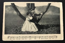 1908 Postcard - Lovers In A Tree Song Series  - $3.55