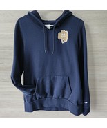 Notre Dame Womens Champions Navy Blue Hooded Pullover Jacket Size Junior... - £26.87 GBP