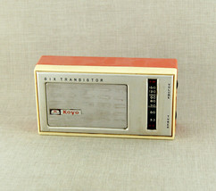 RARE Old Radio Koyo Six Transistor Transistor Radio Collectible Japan fr... - $63.90