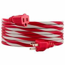Philips Accessories Red/White, Philips 25 Ft. Outdoor Extension Cord, Use in Gar - £18.14 GBP