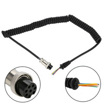 8 Pin Hand Speaker Microphone Replacement Cable Line Cord For Icom Radio... - £18.68 GBP