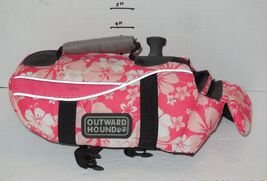Outward Hound Dog Floral Pink White Life Jacket Size XS extra Small - $14.80