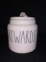 Rae Dunn &quot;REWARDS&quot; Jar Artisan Collection Cookie Canister With Lid - £19.02 GBP