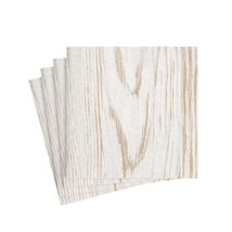 Caspari Faux Bois Birch Paper Linen Cocktail Napkins,Pack of 15 - $10.45+