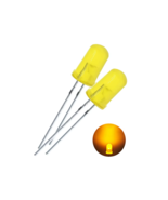 Light Emitting Diodes (25) Yellow 3mm Round Diffused LEDs - $4.01