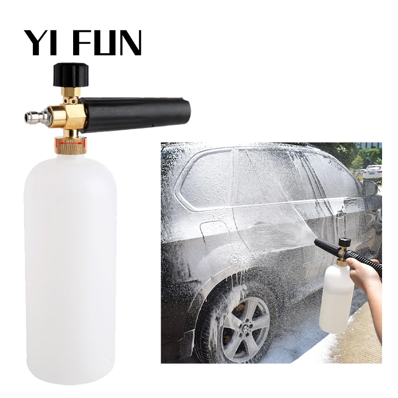 Car Wash Accessories Snow Foam Lance With 1/4 Quick Connection Foam Cannon For - £17.87 GBP+