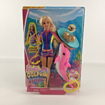 Barbie Dolphin Magic Fashion Doll Color Change Swimsuit Squirt Pup 2016 Mattel - $89.05