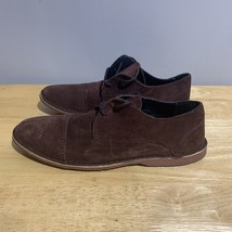 Italian Designed Vito Rossi Men’s Derby Brown Leather Shoes Size 8 - $25.30