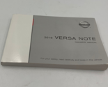 2016 Nissan Versa Note Owners Manual Handbook OEM A02B30030 - £21.54 GBP