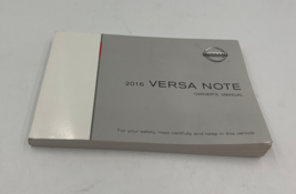 2016 Nissan Versa Note Owners Manual Handbook OEM A02B30030 - £21.32 GBP