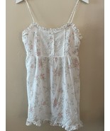 Victorias Secret Gold Label Floral Nightgown Slip Vintage Cottage Romant... - $1,309.47 MXN