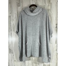 Olive + Oak Womens Gray Poncho Sweater Size XS/Small (Oversized) Kangaro... - $24.72