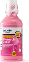 Equate - Stomach Relief, Regular Strength Pink Liquid 525 mg, 16 Ounce - £15.94 GBP