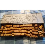ANTIQUE EXCELSIOR A-B-C MARKER No. 716 STAMP SET Incomplete But Close - $32.71